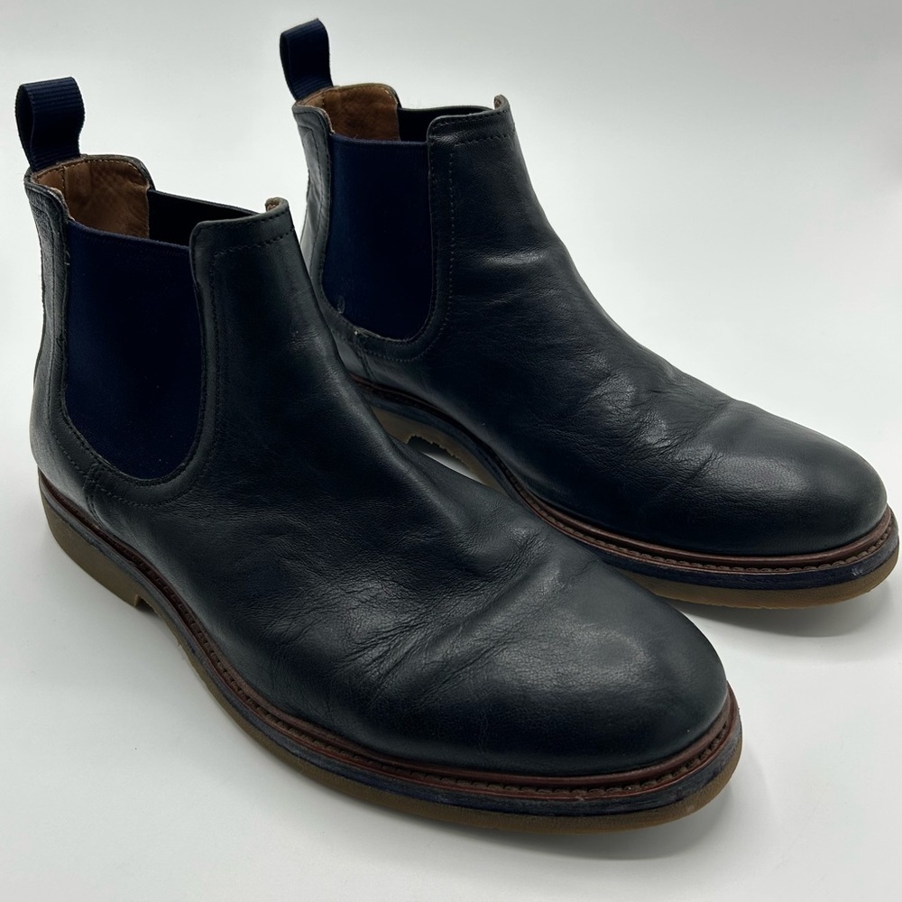 Trask Black Leather Chelsea Boot Size 9.5